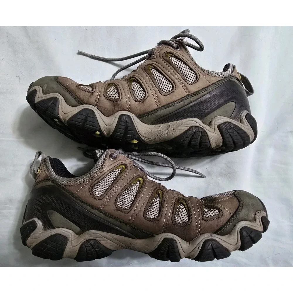 Oboz Sawtooth II Low‎ Waterproof Shoes Mens 10 Brown Low Hiking Trail Running